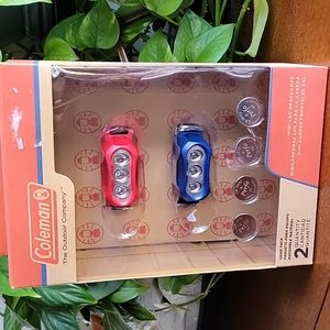 🏕  Coleman outdoor Company Mini Headlamps Gear Pack Camping NEW